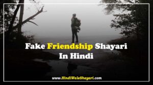 Fake Friendship Shayari In Hindi